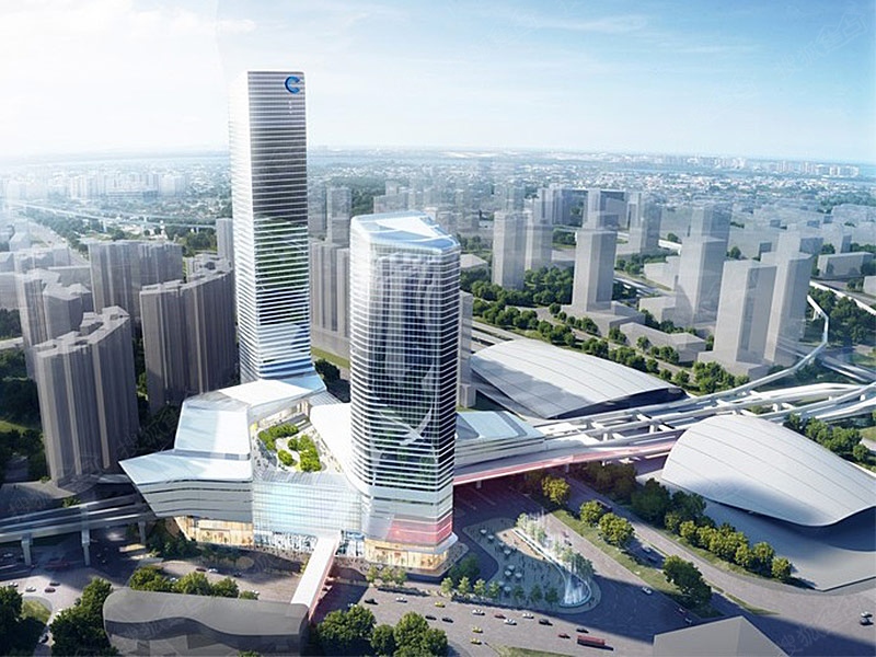 凯达尔枢纽国际广场效果图 凯达尔枢纽国际广场效果图