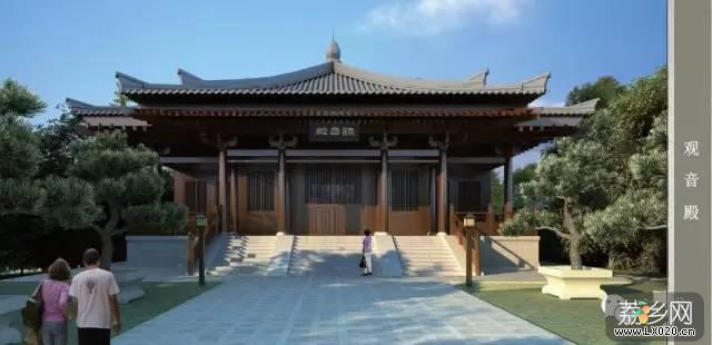 雁塔寺观音殿设计效果图 雁塔寺观音殿设计效果图